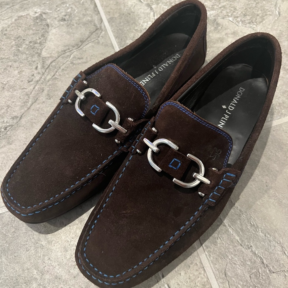 Donald Pliner Brown Loafers